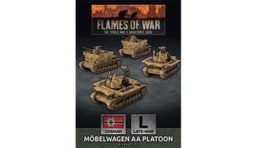 Flames of War: German Möbelwagen AA Tank Platoon (Late War) (ONLINE ORDER ONLY)