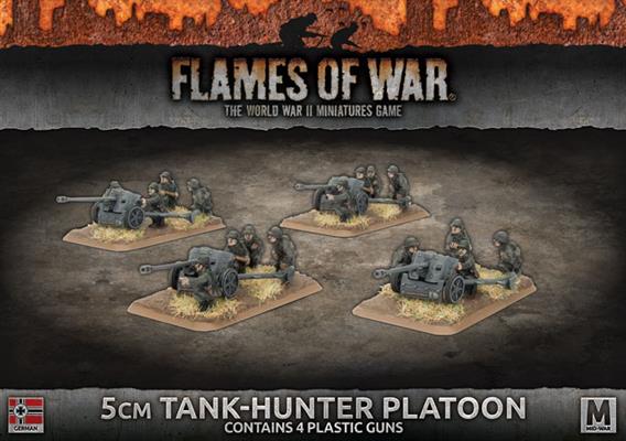 Flames of War: German 5cm Tank-Hunter Platoon (Mid War) (ONLINE ORDER ONLY)
