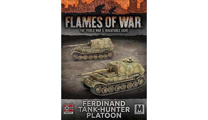 Flames of War: German Ferdinand Tank-Hunter Platoon (Mid War) (ONLINE ORDER ONLY)