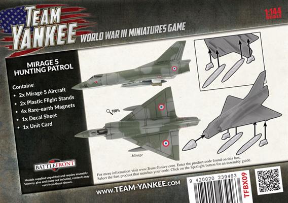 Team Yankee: Mirage 5 Hunting Patrol (ONLINE ORDER ONLY)