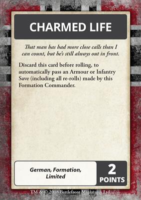 Flames of War: German Iron Cross Command Cards (ONLINE ORDER ONLY)