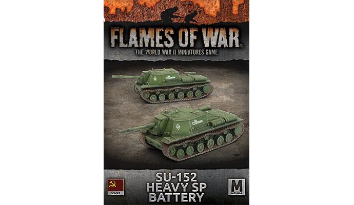Flames of War: Soviet SU-152 Heavy SP Battery (Mid War) (ONLINE ORDER ONLY)