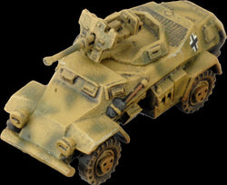 Flames of War: German SD KFZ 221 and 222 SS Scout Troop (Late War) (ONLINE ORDER ONLY)