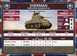 Flames of War: Fortress Europe - British Unit Cards (ONLINE ORDER ONLY)