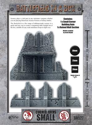 Battlefield in a Box: Gothic Battlefields - Small Corner Ruins (ONLINE ORDER ONLY)