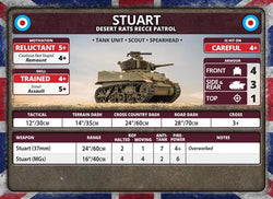 Flames of War: British Stuart Recce Patrol (Late War) (ONLINE ORDER ONLY)