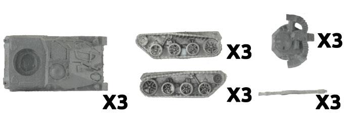 Team Yankee: West German Wiesel FK 20mm Flugabwehr Zug (ONLINE ORDER ONLY)