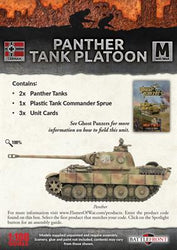 Flames of War: German Panther Tank Platoon (Mid War) (ONLINE ORDER ONLY)