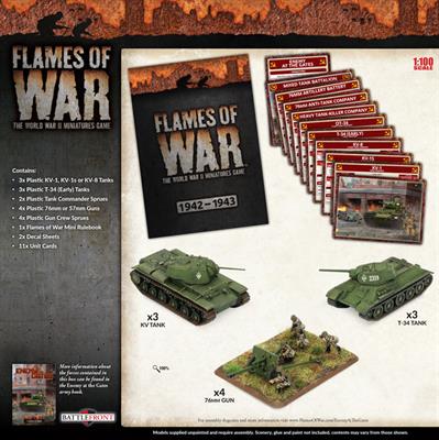 Flames of War: Soviet 'Nikolay's Steel Wall' Army Deal (Mid War) (ONLINE ORDER ONLY)
