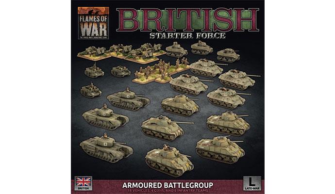 Flames of War: British Starter Force - Armoured Battlegroup Army Deal (Late War) (ONLINE ORDER ONLY)
