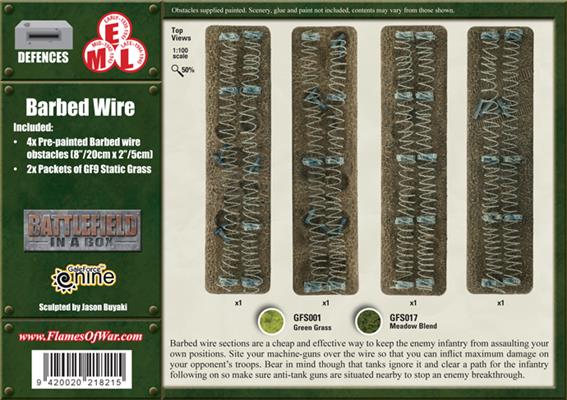 Flames of War: Barbed Wire (ONLINE ORDER ONLY)