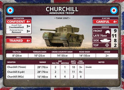 Flames of War: British Churchill Armoured Troop (Late War) (ONLINE ORDER ONLY)