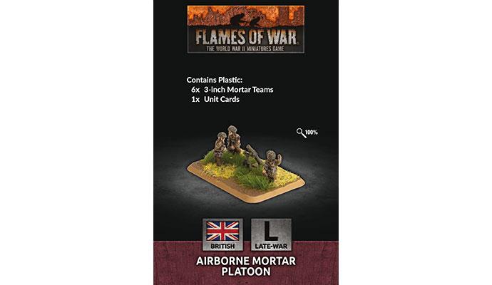Flames of War: British Airborne Mortar Platoon (Late War) (ONLINE ORDER ONLY)