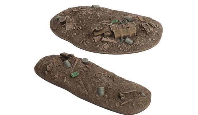 Flames of War: Ruined City Rubble Piles (ONLINE ORDER ONLY)