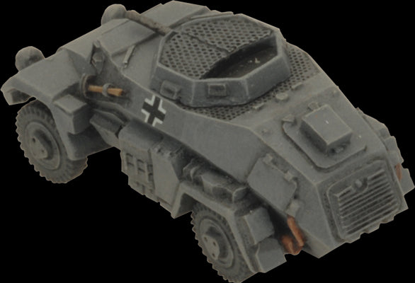 Flames of War: German SD KFZ 221 and 222 Light Scout Troop (Mid War) (ONLINE ORDER ONLY)