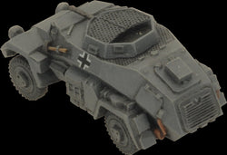 Flames of War: German SD KFZ 221 and 222 Light Scout Troop (Mid War) (ONLINE ORDER ONLY)