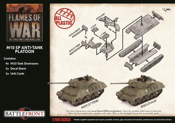 Flames of War: British M10 SP Anti-Tank Troop (Late War) (ONLINE ORDER ONLY)
