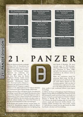 Flames of War: D-Day - German 21st Panzer Division (ONLINE ORDER ONLY)