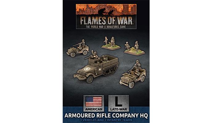 Flames of War: American Armored Rifle Company HQ (Late War) (ONLINE ORDER ONLY)
