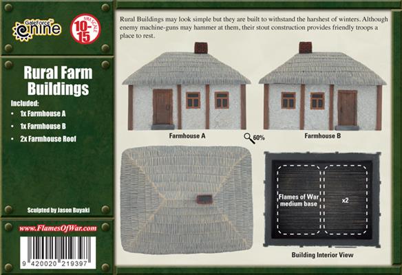 Flames of War: Rural Farm Buildings (ONLINE ORDER ONLY)