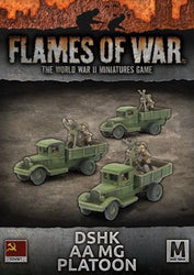 Flames of War: Soviet DShK AA MG Platoon (Mid War) (ONLINE ORDER ONLY)