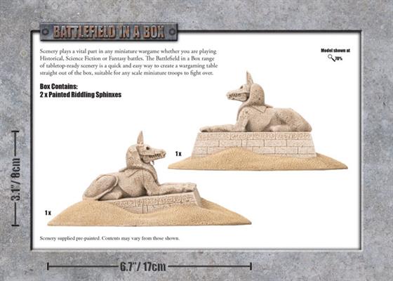 Battlefield in a Box: Forgotten City - Riddling Sphinxes (ONLINE ORDER ONLY)