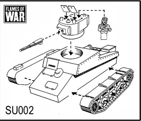 Flames of War: Soviet T-26S obr 1939 (Early/Mid War) (ONLINE ORDER ONLY)
