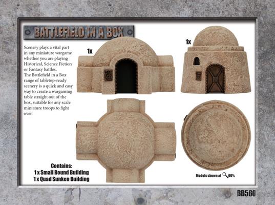 Battlefield in a Box: Galactic Warzones - Desert Buildings (ONLINE ORDER ONLY)