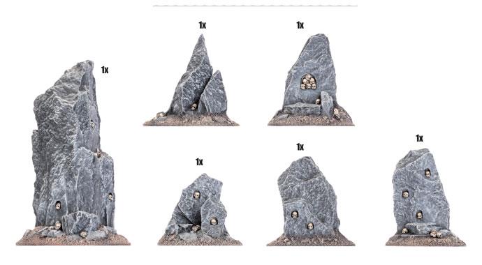 Battlefield in a Box: Sacrificial Rocks (ONLINE ORDER ONLY)