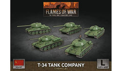 Flames of War: Soviet T-34 Tank Company (Late War) (ONLINE ORDER ONLY)