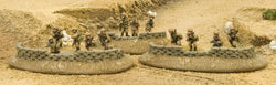 Flames of War: Desert Sandbags - Dug In Markers (ONLINE ORDER ONLY)