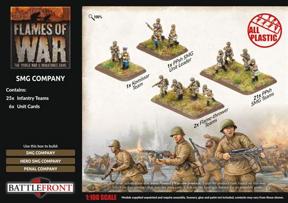 Flames of War: Soviet SMG Company (Late War) (ONLINE ORDER ONLY)