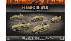 Flames of War: German SD KFZ 251 Half-Tracks (Mid War) (ONLINE ORDER ONLY)