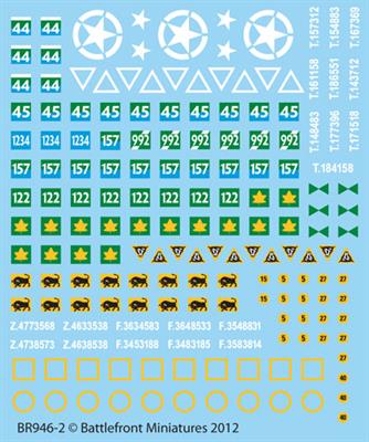 Flames of War: British Decals (Late War) (ONLINE ORDER ONLY)
