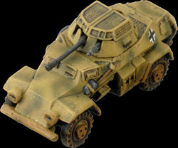 Flames of War: German SD KFZ 221 and 222 SS Scout Troop (Late War) (ONLINE ORDER ONLY)