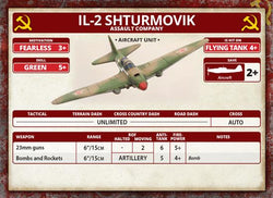 Flames of War: Soviet IL-2 Shturmovik Assault Flight (Mid War) (ONLINE ORDER ONLY)