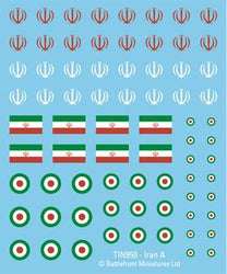 Team Yankee: Iranian Decal Set (ONLINE ORDER ONLY)