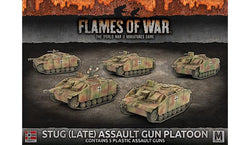 Flames of War: German StuG (Late) Assault Gun Platoon (Mid War) (ONLINE ORDER ONLY)