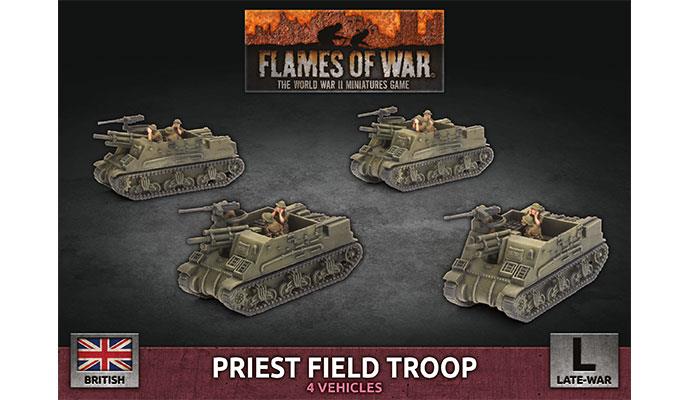 Flames of War: British Priest Field Troop (Late War) (ONLINE ORDER ONLY)