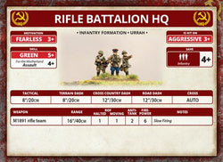 Flames of War: Soviet Rifle Company (Mid War) (ONLINE ORDER ONLY)