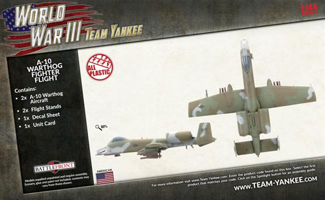 Team Yankee: A-10 Warthog Fighter Flight (ONLINE ORDER ONLY)