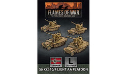 Flames of War: German SD KFZ 10/4 Light AA Platoon (Late War) (ONLINE ORDER ONLY)