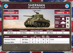 Flames of War: British Sherman Armoured Troop (Late War) (ONLINE ORDER ONLY)