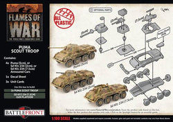 Flames of War: German Puma Scout Troop (Late War) (ONLINE ORDER ONLY)