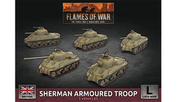 Flames of War: British Sherman Armoured Troop (Late War) (ONLINE ORDER ONLY)