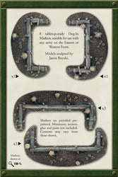 Flames of War: Log Emplacements - Dug In Markers (ONLINE ORDER ONLY)