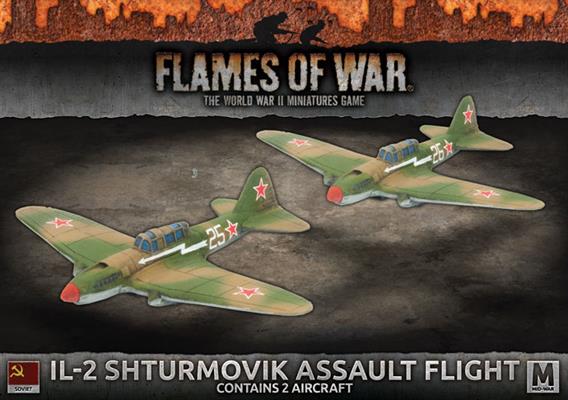 Flames of War: Soviet IL-2 Shturmovik Assault Flight (Mid War) (ONLINE ORDER ONLY)