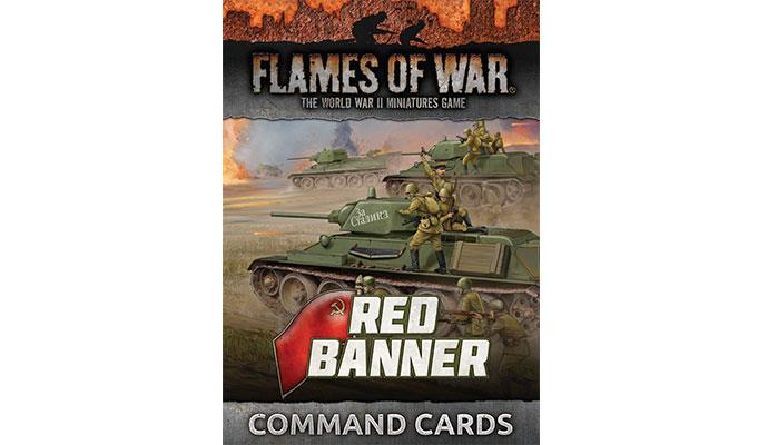Flames of War: Soviet Red Banner Command Cards (ONLINE ORDER ONLY)