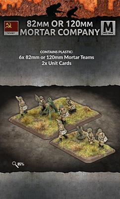 Flames of War: Soviet 82mm And 120mm Mortar Company (Mid War) (ONLINE ORDER ONLY)
