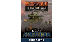 Flames of War: D-Day - American Unit Cards (ONLINE ORDER ONLY)